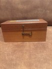 Vintage Troemner Brass Precision Weight Set Wooden Case Small Philadelphia