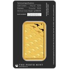 100 Gram Gold Bar - The Perth Mint - 99 99 Fine In Sealed Assay