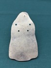 Vintage Tin Folk Art B Cukla Lady In Heart Dress Cookie Cutter 6  X 3 5   25 
