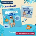 Huggies Little Swimmers Disposable Swim Diapers  Size 5-6  32  Lbs   17 Ct