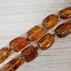Antique Natural Amber Bead Necklace 31  Retro 159 Grams Big Heavy Thick