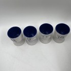 Farm Animal Egg Cups Set Of 4 Cow Sheep Rabbit Dog Vintage