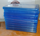 Set Of 10 Blu-ray Double Replacement Cases  Empty standard Size  Great Condition