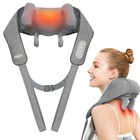 Cordless Neck   Shoulder Massager With Heat  Rechargeable Deep Tissue Relief  6d