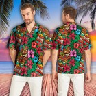 Tiki Hawaii Hawaiian Shirt Aloha Tropical Beach Vacation