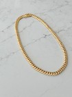 14k Yellow Gold  5xplated Miami Cuban Chain   Heavy   Solid   24 Inches   10 Mm 