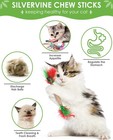 Cat Toys Chew Ropes 12 Pcs With Natural Catnip  Safe Teeth Cleaning-usa