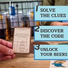 Beer Escape Room Brain Teaser Puzzle Game - Mens Gifts