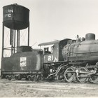 Western Pacific Railroad Engine Locomotive No  21 Antique Photo