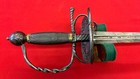 Spanish Dish Hilt Rapier Circa 1645 With Elaborate Pierced And Engraved Dish