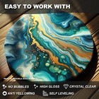 Epoxy Resin Kit  Crystal Clear  Anti Yellowing  Bubble Free Art Resin Epoxy