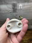 Vtg Porcelain Pixie Figurines On Mushrooms Lot 2 Lego