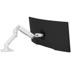 Ergotron 45-475-216 Hx Desk Mount Arm Single Display Monitor  white 