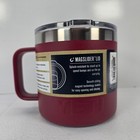 Yeti Rambler 14 Oz Mug Harvest Red Stainless Steel Vacuum Insulated Camp Cup Lid