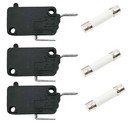 3pcs Wb24x830 Exp499 Microwave Oven Door Switch For Microwave Ap2024338 Ps237422