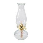 Vintage Glass Oil Lamp Indoor Home Decor Adjustable Wick Antique Design New