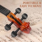 Glarry 4 4 Natural Maple Wood Acoustic Violin Fiddle Set Row Rosin Gift