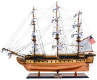 Uss Constitution Copper Clad Bottom Wood Tall Ship Model 38  Semi-built Boat New