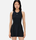 Nike Women   s Nikecourt Dri-fit Victory Tennis Dress Sz S Nwt Fq1780-010 Black