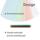 Flea Comb For Cats   Dogs  4 Pcs Double Sided 4 Count  pack Of 1   Colorful