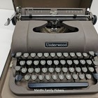Underwood Finger-flite Champion Portable Typewriter With Case Vintage Made In Us
