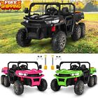 24v Ride On Dump Truck 4wd Battery Powered 6 Wheeler Utv With Remote Control led
