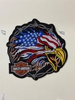 Harley - Davidson Eagle Large Patch - Motorcycle Jacket Embroidered Patch
