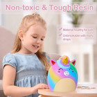 Piggy Bank Girls Unicorn Piggy Banks Cute Unbreakable Resin Coin Money Bank With