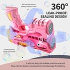 2 Pack Bubble Guns For Kids  Led Light Up Rechargeable Bubbles Machine Blower