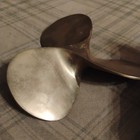 Vintage Solid Brass Marine Boat Ship Propeller Nautical Art Paperweight