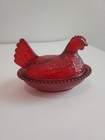 Glass Hen On Nest