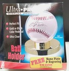 Ultra Pro Baseball Gold Pedestal Display Holder Lot Of 2 One Sealed One Open