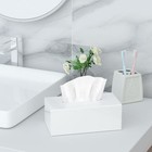 Tissue Box Cover  Acrylic Tissue Holder Napkin Dispenser For Home Office Rest   