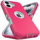 For Iphone 16 16 Pro  16 Pro Max 16 Plus 16e Rubber Case Phone Shockproof Cover