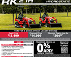 Rk-21 Tractor Diesel 4x4 Drive Bucket Loader