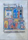 Hand Painted Illuminated Manuscript The Crusader Bible Morgan Picture Bible
