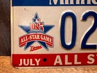 Rare Original Vintage Minnesota Twins 1985 All Star Game License Plate Odd Mlb