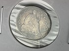 1858 P Philadelphia Seated Liberty Half 1 2 Dime 90  Silver Coin