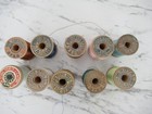 Lot Of 10 Pure Silk Threads On Wooden Spools Beldings Royal Other Various Colors