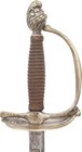 French Silvered Hilt Officer   s Sword  C 1790