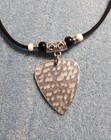 Handmade Pink Floyd Aluminum Guitar Pick Necklace