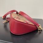 2025 New Coach Women   s Teri Cherry Shoulder Bag In Signature Canvas Bag
