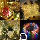 Outdoor Garden Xmas Party Decor Copper Wire Solar String Led Lights Waterproof