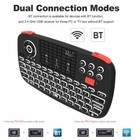Rii I4 Mini Bluetooth Wireless Keyboard W  Touchpad   Backlit     Dual Mode 2 4ghz