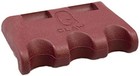 Q-claw Qclaw Portable Pool billiards Cue Holder coin Slot - 3 Place - Burgundy