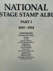 Scott Us National Stamp Album Collection Pages Supplement 1845-1934 Pt I 100ntl1