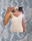 Olga Vintage White Slip Top Cami
