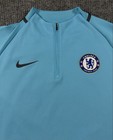 Nike Chelsea Fc Pullover Mens Large 2017-18 Drill Top 1 4 Zip Training Blue