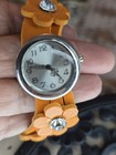 Vintage Style Watch Lot Relic Floral Leather Strap Quartz Mixed Designs  w7