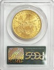 1896 S Gold Us  20 Liberty Head Double Eagle Coin Pcgs Mint State 62 Green Label